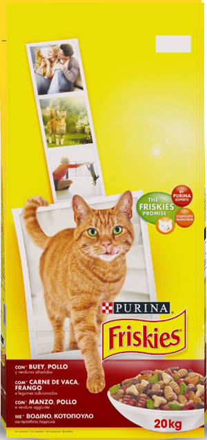 FRISKIES ΒΟΔΙΝΟ, ΚΟΤΟΠΟΥΛΟ & ΛΑΧΑΝΙΚΑ 20kg